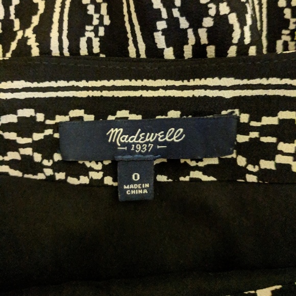 Madewell 100% Silk Slyline High Waist Flare Skirt - Picture 3 of 4